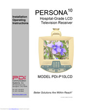 PDi PDI-P10LCD Installation & Operating Instructions Manual