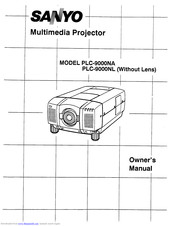 SANYO PLC-9000NA Owner's Manual