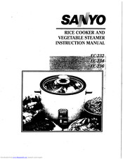 SANYO EC-236 Instruction Manual