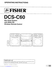 Fishert DCS-C60 Operating Instructions Manual