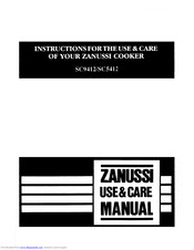Zanussi SC5412 Use & Care Manual