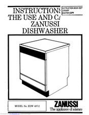 Zanussi EDW 407-2 Instructions For Use And Care Manual