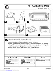 Mopar RB4 User Manual