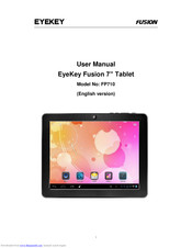 EyeKey Fusion FP710 User Manual