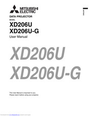 Mitsubishi Electric XD206U-G User Manual