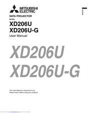 Mitsubishi Electric XD206U User Manual