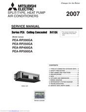 Mitsubishi Electric Pea-Rp400Ga Manuals | Manualslib