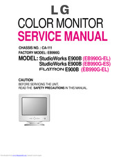 LG StudioWorks 900B CB997G-EL Service Manual