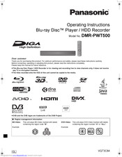 Panasonic Diga DMR-PWT500 Manuals | ManualsLib