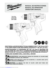 Milwaukee 2411-059 Operator's Manual