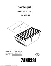 Zanussi ZBX 626 SS User Instructions