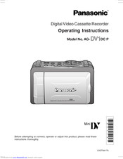 Panasonic AG-DV1DC P Operating Instructions Manual