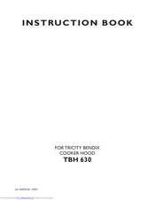 TRICITY BENDIX TBH 630 Instruction Book