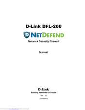 D-Link DFL-200 User Manual