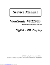 ViewSonic VLCDS24728-1W Service Manual