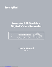SecurityMan DVR-04 User Manual