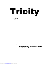 Tricity Bendix 1509 Operating Instructions Manual