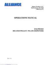 Alliance Products DALPH1022 Operation Manual