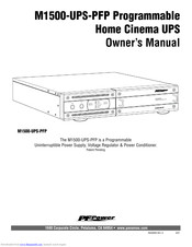 Panamax PFPower M1500-UPS-PFP Owner's Manual