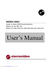 Sierra Video 3232 User Manual