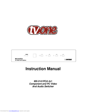 TV One MX-3141PCA Instruction Manual