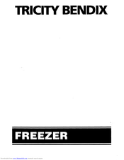 Tricity Bendix Freezer User Manual