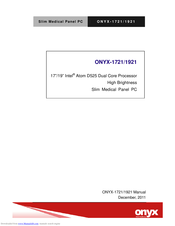Onyx ONYX-1721 Manual