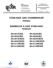 Star Manufacturing International STAR-MAX 8H-6015CBZS Installation And Operating Instructions Manual