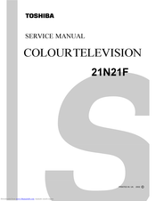 Toshiba 21N21F Service Manual