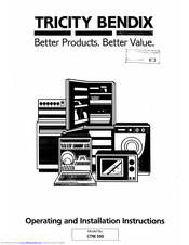 TRICITY BENDIX CTM500 Instruction Booklet