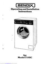 BENDIX 7148C Operating And Installation Instructions