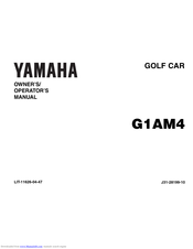 Yamaha G1AM4 Owner's/Operator's Manual