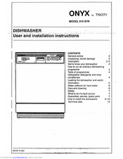 Onyx 816 B Instruction Booklet
