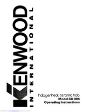 Kenwood SD 305 Operating Instructions Manual