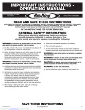 Air King AKLC70DRSB Operating Manual