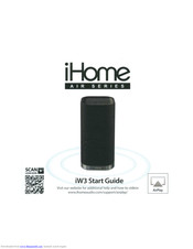 iHome iW3 air series Start Manual
