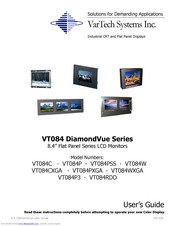 VarTech Systems DiamondVue VT084WXGA User Manual