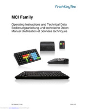 PrehKeyTec MCI Series Operating And Technical Manual