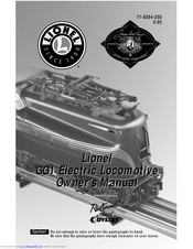 Lionel GG1 Owner's Manual