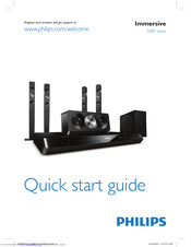 Philips 5000 series Immersive Quick Start Manual