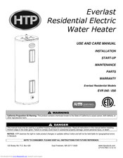 HTP EVR 050 Use And Care Manual