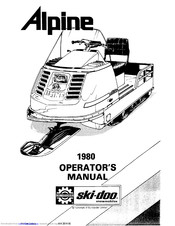 Alpine 1980 Operator's Manual
