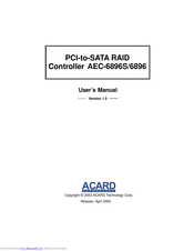 Acard AEC-6896 User Manual