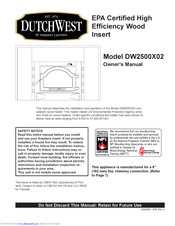 DutchWest DW2500X02 Owner's Manual