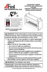 FMI VLVF043NE Owner's Operation And Installation Manual