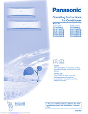 Panasonic CU-S28MKQ Operating Instructions Manual