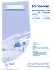 Panasonic CS-YC24MKV Operating Instructions Manual