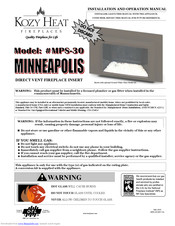 Kozy Heat Rfd 34 Rockford Xl Manuals Manualslib