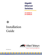 Allied Telesis AT-GS900/16 Installation Manual