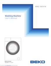 Beko WMG 10454 W User Manual